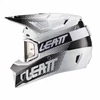 Kép 2/3 - Leatt Moto 7.5 V21.1 Bukósisak Szemüveggel (Fehér)