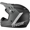 Kép 2/4 - Thor Sector Chev Gyerek MX Bukósisak (Matt Szürke-Fekete)
