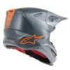 Kép 2/7 - Alpinestars Supertech S-M10 MX Bukósisak (Szürke-Narancs)