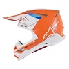 Kép 5/6 - Alpinestars Supertech S-M8 Contact Bukósisak (Narancs-Fehér)