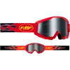Kép 2/2 - FMF PowerCore Sand Flame MX Szemüveg (Piros-Smoke)