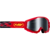 Kép 1/2 - FMF PowerCore Sand Flame MX Szemüveg (Piros-Smoke)