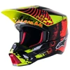 Kép 1/4 - Alpinestars S-M5 Solar Flare MX Bukósisak (Black-Red-Fluo)