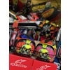 Kép 4/4 - Alpinestars S-M5 Solar Flare MX Bukósisak (Black-Blue-Red)