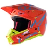 Kép 1/2 - Alpinestars S-M5 Action MX Bukósisak (Orange Fluo-Cyan)
