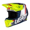 Kép 2/5 - Leatt Moto 7.5 V22 Bukósisak Szemüveggel (Lime)