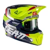 Kép 1/5 - Leatt Moto 7.5 V22 Bukósisak Szemüveggel (Lime)