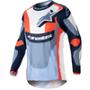 Kép 1/2 - Alpinestars Fluid Agent Motocross Mez 2023 (Kék-Narancs)
