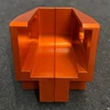 Kép 3/4 - CNC Mart Alumínium Himbavédő KTM Motorokhoz (Narancs)