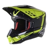 Kép 1/3 - Alpinestars S-M5 Beam MX Bukósisak (Fekete-Sárga)
