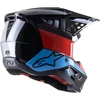 Kép 2/3 - Alpinestars S-M5 Bond MX Bukósisak (Fekete-Piros-Cyan)