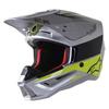Kép 1/3 - Alpinestars S-M5 Bond MX Bukósisak (Szürke-Fluo)