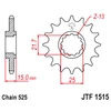 Kép 2/2 - JT első fogaskerék Kawasaki ZRX és ZX-6R motorokhoz (15 fogas)