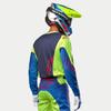 Kép 4/6 - Alpinestars Racer Hoen Motocross 2024 Mez (Kék-Fluo Sárga)