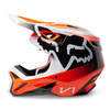 Kép 3/6 - Fox Racing V1 Leed MIPS ECE Gyerek MX Bukósisak (Narancs-Fehér)