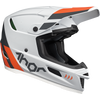 Kép 1/4 - Thor Reflex Cube MIPS Motocross Bukósisak (Fehér-Szürke-Narancs)