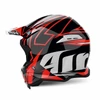 Kép 3/4 - Airoh Terminator Open Vision Carnage MX Bukósisak (Piros)