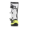 Kép 4/7 - Alpinestars Tech 3s Gyerek MX Csizma (Fekete-Fehér-Fluo)