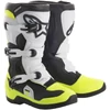 Kép 1/7 - Alpinestars Tech 3s Gyerek MX Csizma (Fekete-Fehér-Fluo)