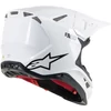 Kép 2/4 - Alpinestars Supertech S-M10 Solid Motocross Bukósisak (Fehér)