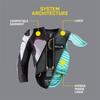 Kép 2/2 - Alpinestars Missile Kétrészes TECH-AIR® Kompatibilis Bőrruha (Fekete-Piros)