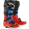 Kép 1/5 - Alpinestars Tech 7 Cross Csizma (Fluo piros-Szürke-Kék)
