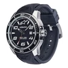 Kép 1/4 - Alpinestars Tech Watch 3H Karóra (Acél-Fekete szín, Szilikon pánt)