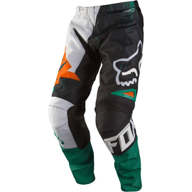 Fox 180 Vandal Gyerek Motocross Nadrág (Green-Orange)