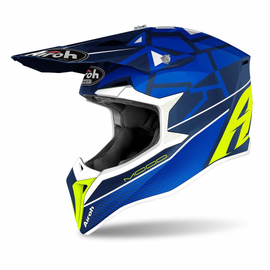 Airoh MX Wraap Mood Motocross Bukósisak (Kék)