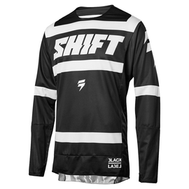 Shift 3Lack Strike Motocross Mez (fekete-fehér)