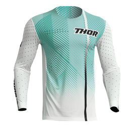 Thor Prime Tech Motocross Mez (White-Teal)