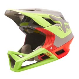 Fox MTB Proframe MIPS Bukósisak (Fluo Zöld-Szürke)