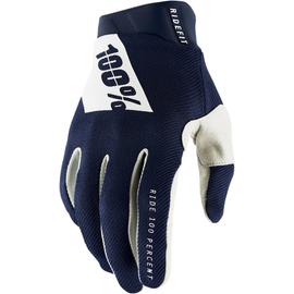 100% RIDEFIT Motocross Kesztyű (Navy)