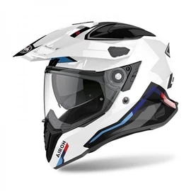 Airoh Commander Factor Túraenduro Bukósisak (White gloss)