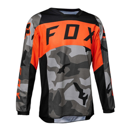 Fox 180 bnkr Gyerek Motocross Mez (Szürke camo)