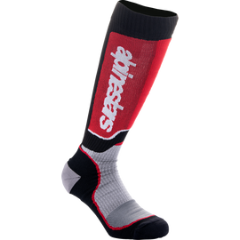 Alpinestars MX Plus Gyerek zokni (Fekete-Piros-Szürke)