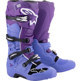 Alpinestars Tech 7 MX 2024 Csizma (Lila-Fehér)