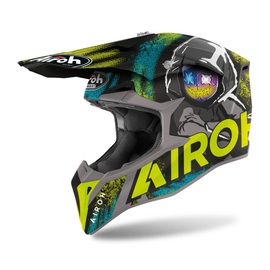 Airoh MX Wraap Alien Motocross Bukósisak (Matt Sárga)