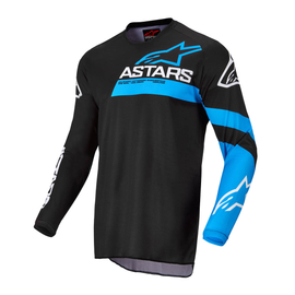 Alpinestars Fluid Chaser Motocross Mez (Fekete-Kék Neon)