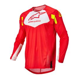 AlpinestarsTechstar Factory Motocross Mez 2023 (Piros Fluo-Sárga Fluo)
