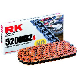 RK 520MXZ Színes Motocross és Enduro Lánc (Narancssárga)