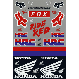 Fox Honda Track Pack Matricaszett