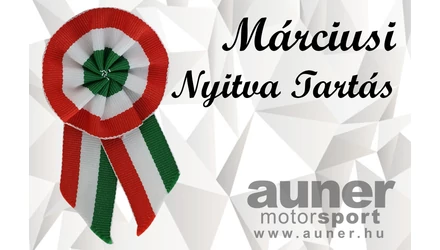 Márciusi nyitvatartás ÜZLETÜNKBEN