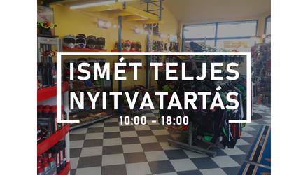 ISMÉT TELJES NYITVATARTÁSSAL VÁRUNK ÜZLETÜNKBEN!