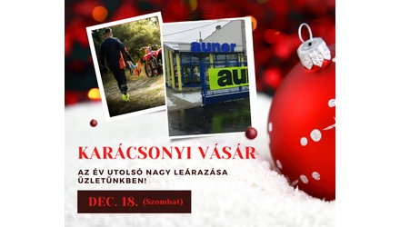 20-25% Karácsonyi Kedvezmény (Csak ÜZLETÜNKBEN, Dec. 18-án)