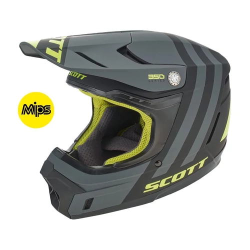 Scott 350 EVO PLUS Dash ECE MIPS MX Bukósisak (Fluo Sárga)