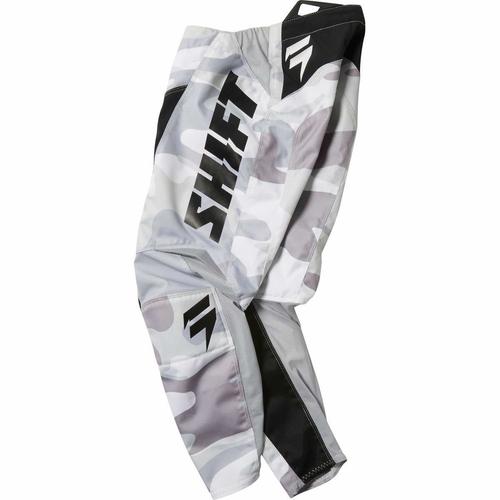 Shift Whit3 Gyerek Motocross Nadrág (Fekete-camo)