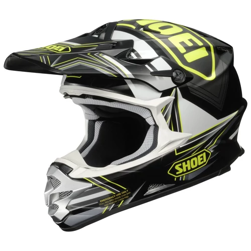 Shoei VFX-W Reputation MX Bukósisak (Sárga-fekete)