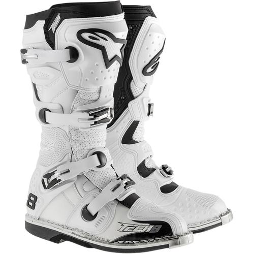Alpinestars Tech 8 Motocross Csizma (Fehér)