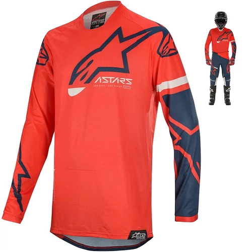 Alpinestars Racer Tech Compass Cross Mez (piros-navy)